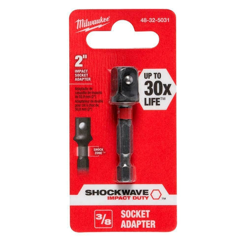 ADAPTADOR DE IMPACTO PARA DADO 3/8 MILWAUKEE 48-32-5031