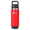 BOTELLA TERMICA ROJA PACKOUT 24 OZ MILWAUKEE 48-22-8396R
