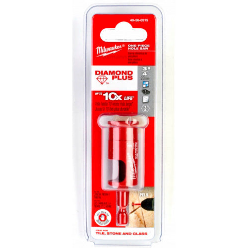 BROCA DIAMANTADA PORCELANATO 19MM 3/4 MILWAUKEE 49-56-0515