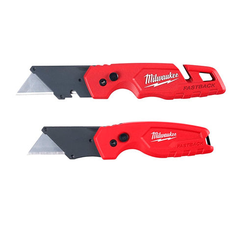 KIT 2 CUCHILLOS PLEGABLES FASTBACK MILWAUKEE 48-22-1503