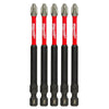 SET PUNTAS IMPACTO PARA ATORNILLAR PH2 X 89 5 PZS MILWAUKEE