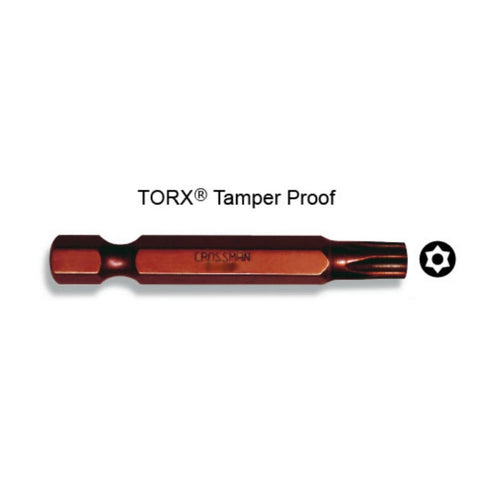 PUNTA CROSSMAN MAGNET.TORX TAMPER PROOF T-40 1/4" X 50MM # 44-533S (10 UNI.)