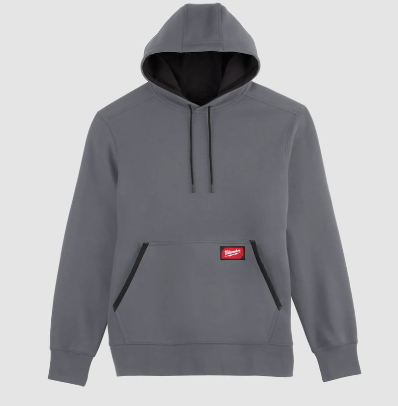 POLERON PULLOVER HOODIE GRIS TALLA L MILWAUKEE