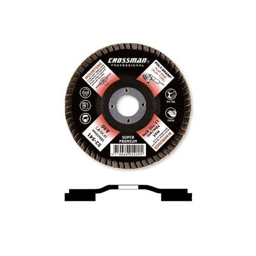 DISCO OXIDO ALUMINIO CROSSMAN 180X22.2 GRANO 100 #52574