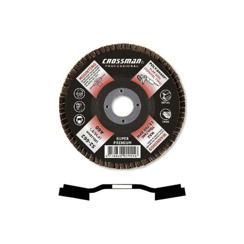 DISCO OXIDO ALUM. CROSSMAN CONICO 115X22.2 G.120 #52-675