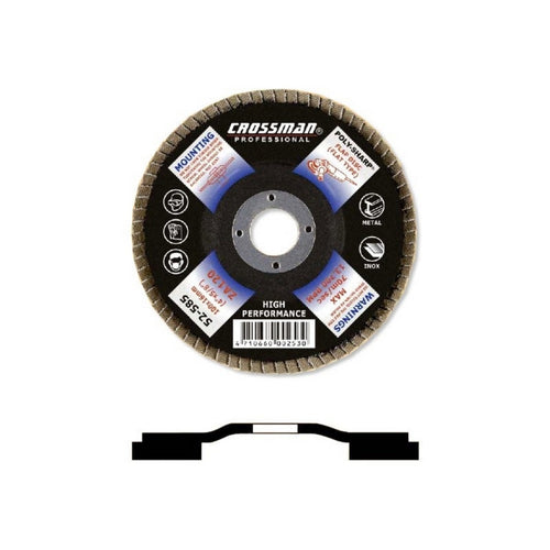 DISCO ZIRCONIO CROSSMAN 180X22.2MM GRANO 60 #52612
