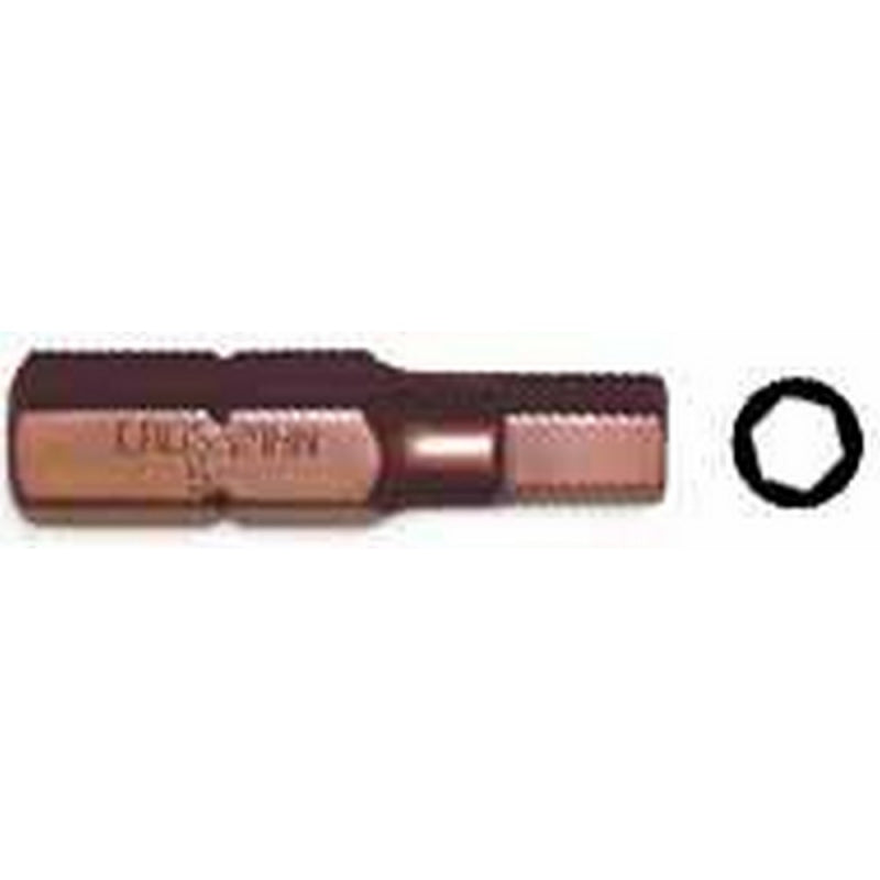 PUNTA CROSSMAN MAGNET. HEXAGONAL H-2.5 1/4"X25MM # 44-247 (10 UNI.) (OF)