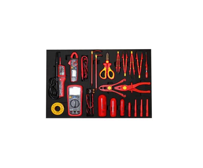 Carro de Herramientas 186 Piezas VDE 1000V con 7 Bandejas - SMART TOOLS