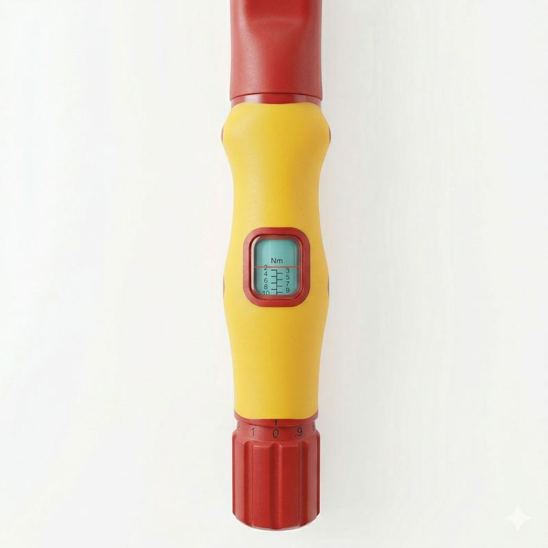 LLAVE DE TORQUE DE 1/4 DE 2-10NM LARGO 260MM CON CERTIFICADO DE CALIBRACION VDE 1000V(10371410)