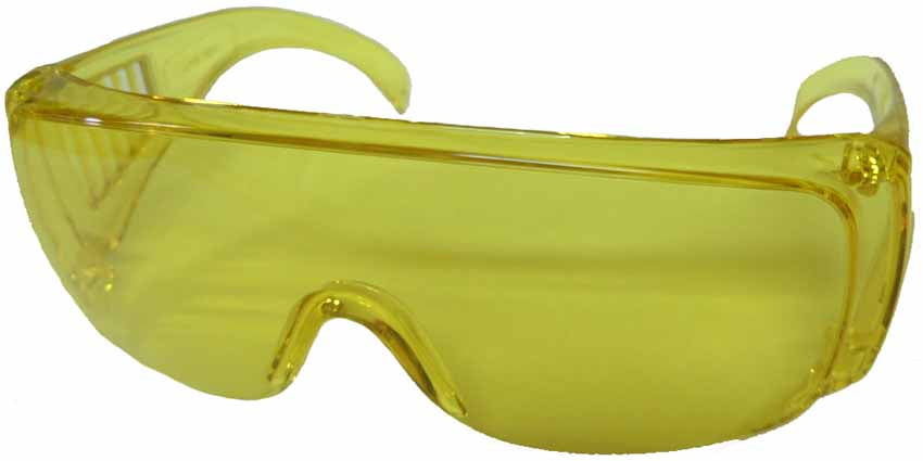 ANTEOJO SEGURIDAD PARKSON TRANSPARENTE AMBAR VG-2010 (CAJA 12 UN.)