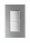 Interruptor doble Plata