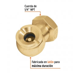 INFLADOR TRUPER CABEZA SENCILLA HEMBRA # BOCH-HEM-1/4 (19088)