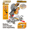SIERRA INGLETEADORA INGCO 8.1/4"  INALAMBRICA 20V NO INCLUYE BATERIA NI CARGADOR #CMSLI2021