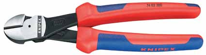 ALICATE KNIPEX 7402160 - 160 MM C.DIAG.T.EX.FU.F.PLA
