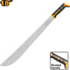MACHETE INGCO ACERO CARBONO 18" PARA AGRICULTURA, JARDINERIA #HMPS0118