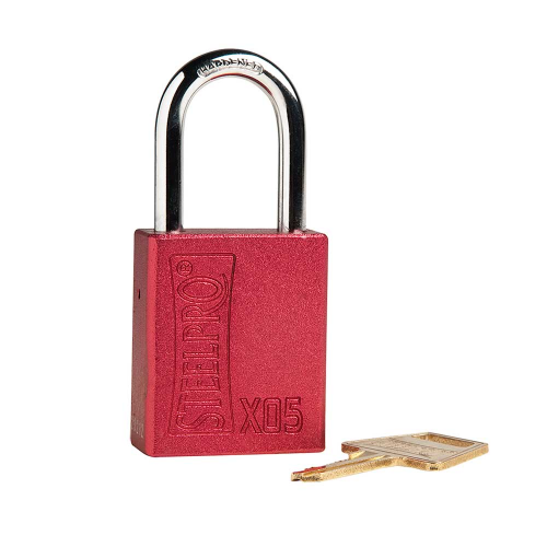 CANDADO LOCK OUT STEELPRO X05 ROJO