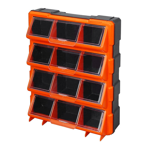 ORGANIZADOR TACTIX #320648 PLAST.- 46 X 36 X 12 CM - 12 COMPARTIMENTOS
