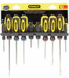 ATORNILLADOR STANLEY # 60100 (64010)  10 PZAS(OF)