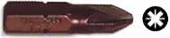 PUNTA CROSSMAN MAGNET. POZIDRIV #3 1/4"X25MM # 44-343 (10 UNI.)