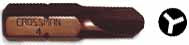 PUNTA CROSSMAN MAGNET. TRI-WING TW-4 1/4X25MM # 44-364 (10 UNI.) (OF)