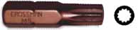PUNTA CROSSMAN MAGNET. SPLINE M5 1/4"X25MM # 44-385 (10 UNI.) (OF)