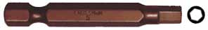 PUNTA CROSSMAN MAGNET. HEXAGONAL H-1.5 1/4"X50MM # 44-445 (10 UNI.) (OF)