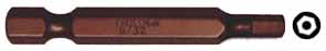 PUNTA CROSSMAN MAGNET. HEX. TAMPER PROOF H-6 1/4"X50MM # 44-492 (10 UNI.)