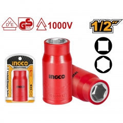 DADO AISLADO INGCO 1000V 1/2" DR - 14 MM 6 PUNTAS # HIHAST12141