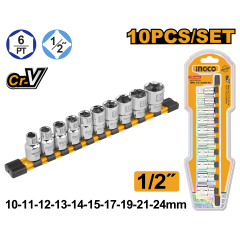 DADO INGCO 1/2 DR JGO.10 PZS # HKTS12103