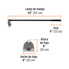 AZADON TRUPER FORJADO # 2 1.7 LBS C/MANGO FIBRA # AL-2M (10618)