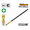 PUNTA INGCO IMPACTO PH2 200MM  IMANTADA # SDBIM71PH2200