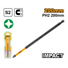 PUNTA INGCO IMPACTO PH2 200MM  IMANTADA # SDBIM71PH2200
