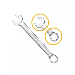 LLAVE PUNTA Y CORONA INGCO 18 MM # HCSPA181