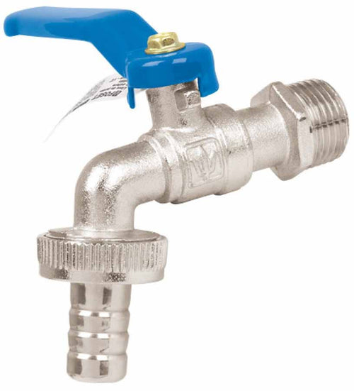 LLAVE RIEGO PRETUL (FOSET) (TRUPER) DE ESFERA # LLE-140L ( LL-21X 1/2") (49083)