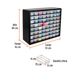 ORGANIZADOR TRUPER 64 COMPART. #ORG-64 (10895)