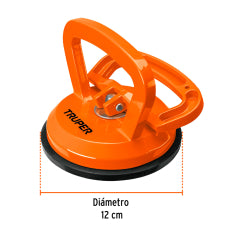 VENTOSA DE ALUMINIO TRUPER PARA VIDRIO 1 PLATO # VEVI-1A (100760)
