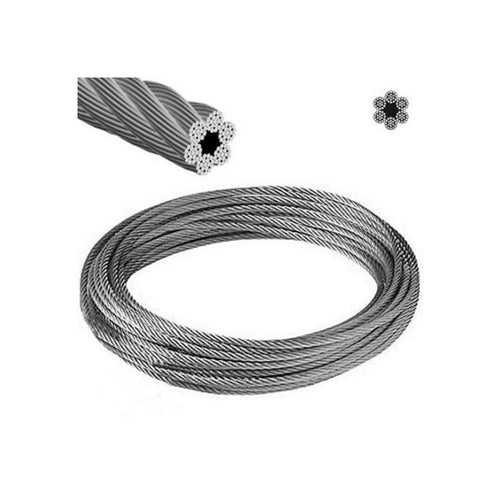 CABLE ACERO GALV 1/8" X 6 X 7 (GRADO 150 KG/MM2) ROLLO 500 MTS