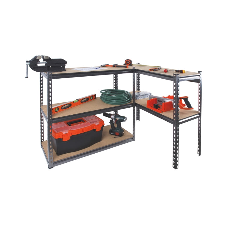 ESTANTE METALICO TACTIX #329016 86.5 X 35.5 X 183 CMS.