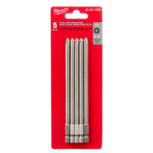SET DE 5 PUNTAS PH2 X 150 MM MILWAUKEE 48-30-1000