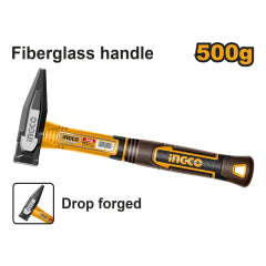 MARTILLO HOJALATERO INGCO MANGO FIBRA VIDRIO 500 GRS. # HMH82500