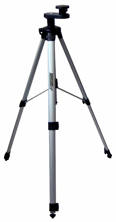 TRIPODE DE ALUMINIO JOHNSON # 40-6861 ALTURA AJUSTABLE 58 A 165 CMS. C/ESTUCHE (OF)
