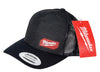 GORRO AJUSTABLE NEGRO CON VISERA Y MALLA MILWAUKEE 505B