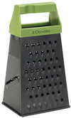 RALLADOR TRES CLAVELES INOX. 4 CARAS # 4663 (4641) MANGO POLIPROPILENO