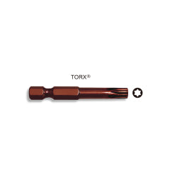 PUNTA CROSSMAN MAGNET. TORX T-30 1/4"X50MM # 44-711 (100 UNI.)