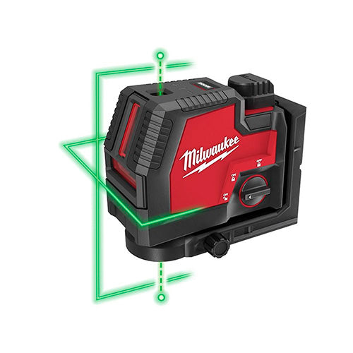 NIVEL VERDE LASER VERDE LINEAS Y PUNTO USB MILWAUKEE 3522-21