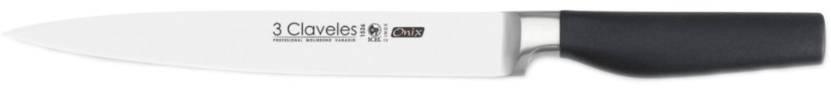 CUCHILLO TRES CLAVELES # 1526 INOX MGO MOLIB. VANADIO 20 CM TRINCHAR (OF)