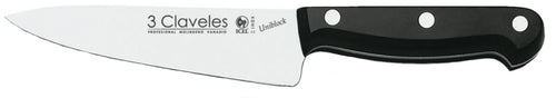 CUCHILLO TRES CLAVELES # 1166 INOX UNIBL 30cms COCINERO