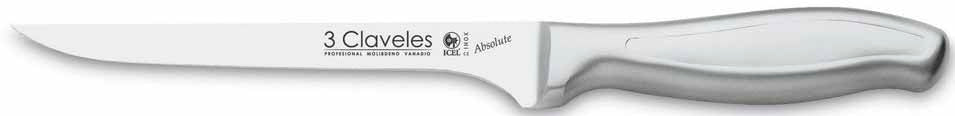 CUCHILLO TRES CLAVELES INOX. # 1496 ABSOLUTE DESHUESAR 15 CMS (OF)