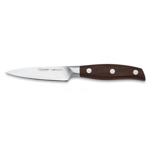 CUCHILLO TRES CLAVELES FORJADO #1041 NORDEN VERDURA 9.0 CMS