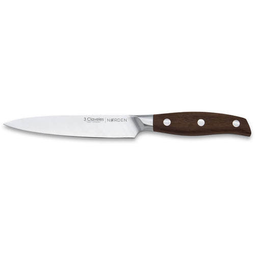 CUCHILLO TRES CLAVELES FORJADO #1042 NORDEN COCINA 13.0 CMS